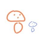 素朴なキノコ（個別スタンプ：6）
