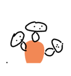 素朴なキノコ（個別スタンプ：7）