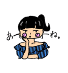 ゆる可愛い女の子スタンプ（個別スタンプ：2）