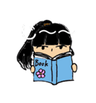 ゆる可愛い女の子スタンプ（個別スタンプ：4）