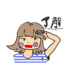 ゆる可愛い女の子スタンプ（個別スタンプ：10）
