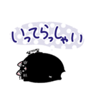 黒猫パーシー 文字大きめ！（個別スタンプ：15）