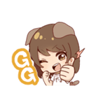 いっぱい使える！げーまーな女の子すたんぷ（個別スタンプ：5）