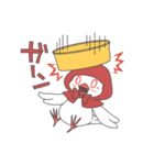 文鳥ずきんスタンプ（個別スタンプ：23）