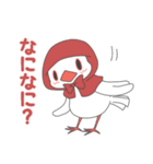 文鳥ずきんスタンプ（個別スタンプ：39）