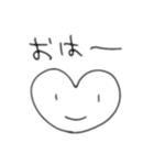 はーとちゃんのテキトースタンプ（個別スタンプ：1）