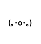 よく使う顔文字Part2（個別スタンプ：3）