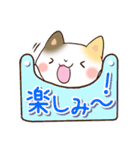 三毛猫のあいさつ（個別スタンプ：17）