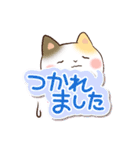 三毛猫のあいさつ（個別スタンプ：21）