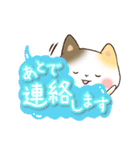 三毛猫のあいさつ（個別スタンプ：27）