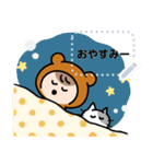 くまのコとねこ（個別スタンプ：6）