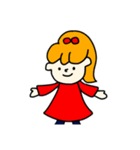 ココちゃんスタンプ(しんぷる)（個別スタンプ：5）