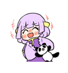 中華少女とパンダさん②（個別スタンプ：26）