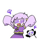 中華少女とパンダさん②（個別スタンプ：36）