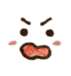 可愛行くて便利な顔スタンプ（個別スタンプ：6）