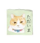 絵手紙の絵1敬語（個別スタンプ：3）