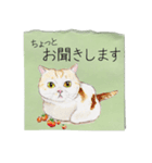 絵手紙の絵1敬語（個別スタンプ：39）