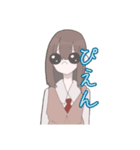 でんでん虫工房のゆるじょちゃん【2】（個別スタンプ：1）