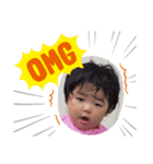 子供たちの顔で作ったスタンプ（個別スタンプ：4）