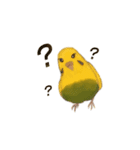 キリッとインコ（個別スタンプ：7）