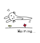はじめましてウサギです『日常会話セット』（個別スタンプ：21）