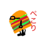 メガハンバーガー先生（個別スタンプ：6）