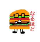 メガハンバーガー先生（個別スタンプ：16）
