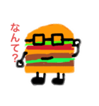 メガハンバーガー先生（個別スタンプ：22）