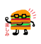 メガハンバーガー先生（個別スタンプ：24）