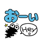 誤字をごまかす可愛いミノムシ【デカ文字】（個別スタンプ：26）