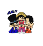 ONE PIECE ルフィ子供時代スタンプ（個別スタンプ：2）