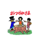 ONE PIECE ルフィ子供時代スタンプ（個別スタンプ：4）