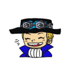 ONE PIECE ルフィ子供時代スタンプ（個別スタンプ：5）