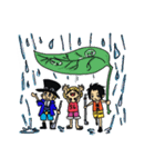 ONE PIECE ルフィ子供時代スタンプ（個別スタンプ：7）