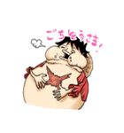 ONE PIECE ルフィだらけのスタンプ(+ASL)（個別スタンプ：2）
