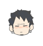 ONE PIECE ローの顔だけスタンプ（個別スタンプ：8）