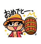 王道！定番！ONE PIECE×●●●●スタンプ（個別スタンプ：13）