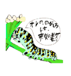 楽しい昆虫図鑑 絵文字（個別スタンプ：35）