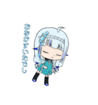 VTuber 鬼霧シアン ちびキャラスタンプ（個別スタンプ：14）