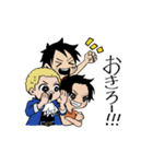 ONE PIECE 可愛いASLスタンプ（個別スタンプ：2）
