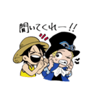 ONE PIECE 可愛いASLスタンプ（個別スタンプ：8）