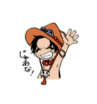 ONE PIECE 可愛いASLスタンプ（個別スタンプ：10）