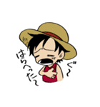 ONE PIECE 可愛いASLスタンプ（個別スタンプ：12）
