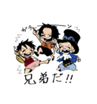 ONE PIECE 可愛いASLスタンプ（個別スタンプ：15）