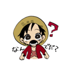 ONE PIECE 可愛いASLスタンプ（個別スタンプ：17）