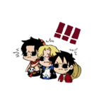 ONE PIECE 可愛いASLスタンプ（個別スタンプ：18）