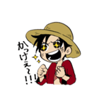 ONE PIECE 可愛いASLスタンプ（個別スタンプ：21）