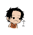 ONE PIECE 可愛いASLスタンプ（個別スタンプ：24）
