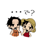 ONE PIECE 可愛いASLスタンプ（個別スタンプ：30）
