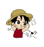 ONE PIECE 可愛いASLスタンプ（個別スタンプ：31）
